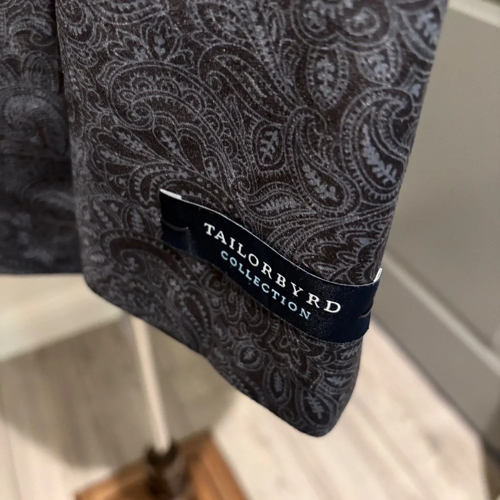 Tailorbyrd Mens Velour Navy Sport Coat - Size 42R - NWT